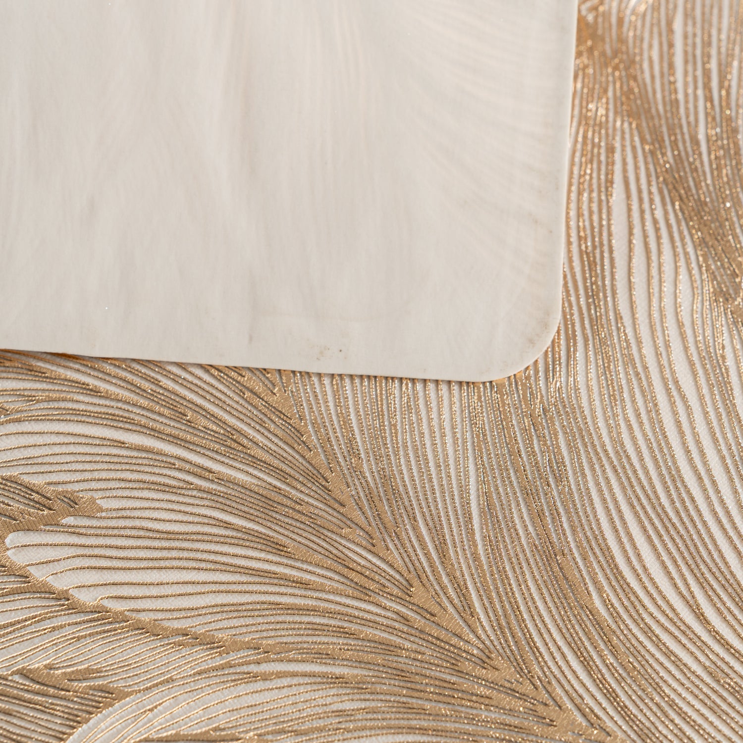 Maison Gold Flower Dining Table Mat Set of 6 - Pano