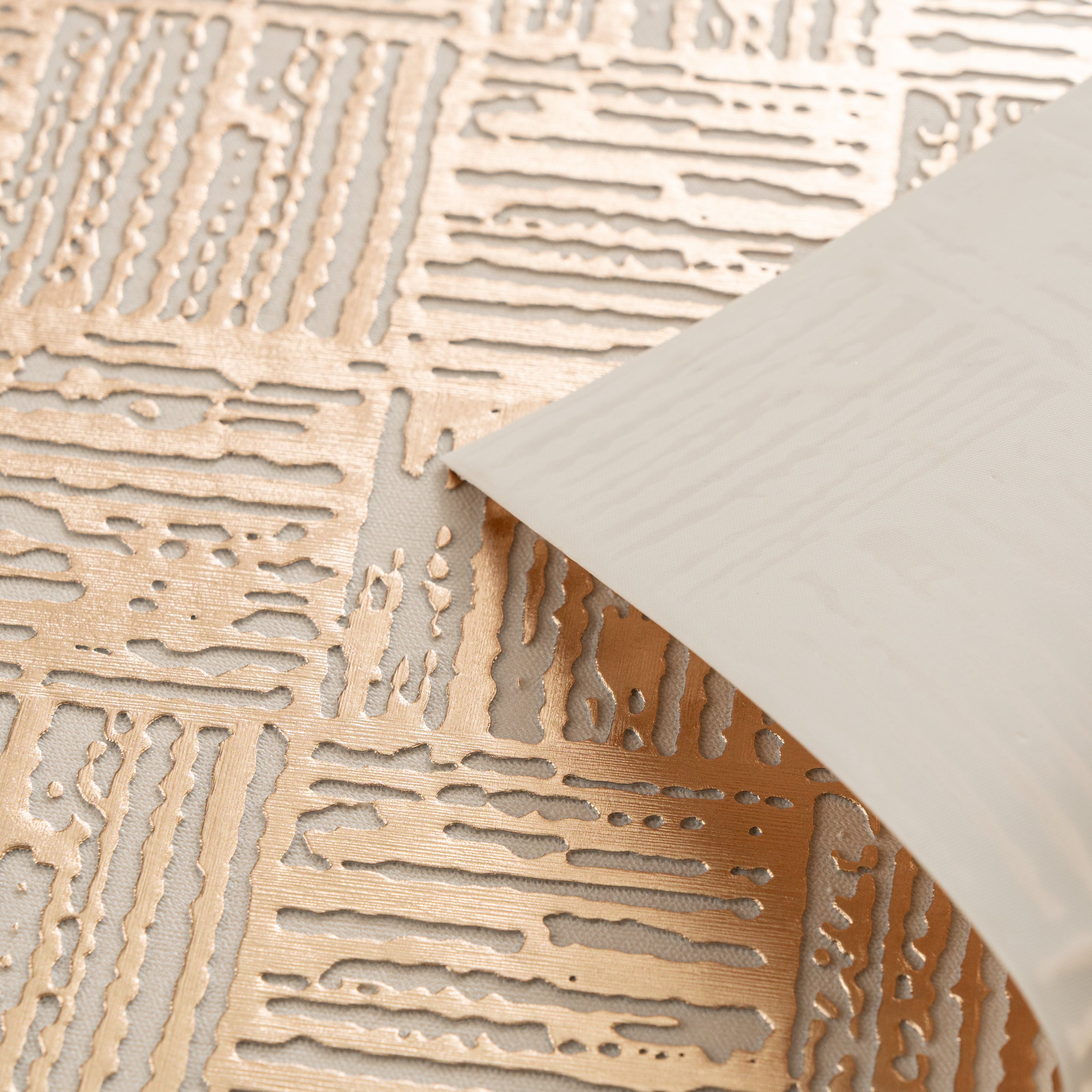 Maison Gold Block Dining Table Mat Set of 6 - Pano