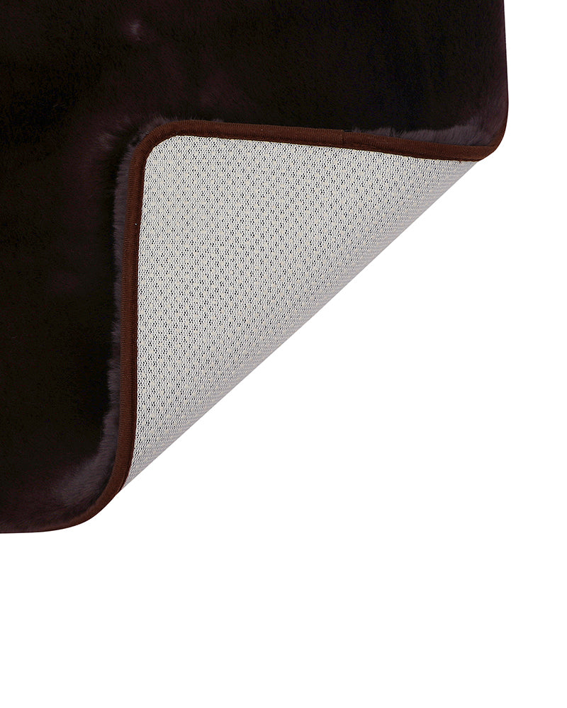 Cashmere Rabbit Fur Anti Skid Fur Bathmat - Pano Pano