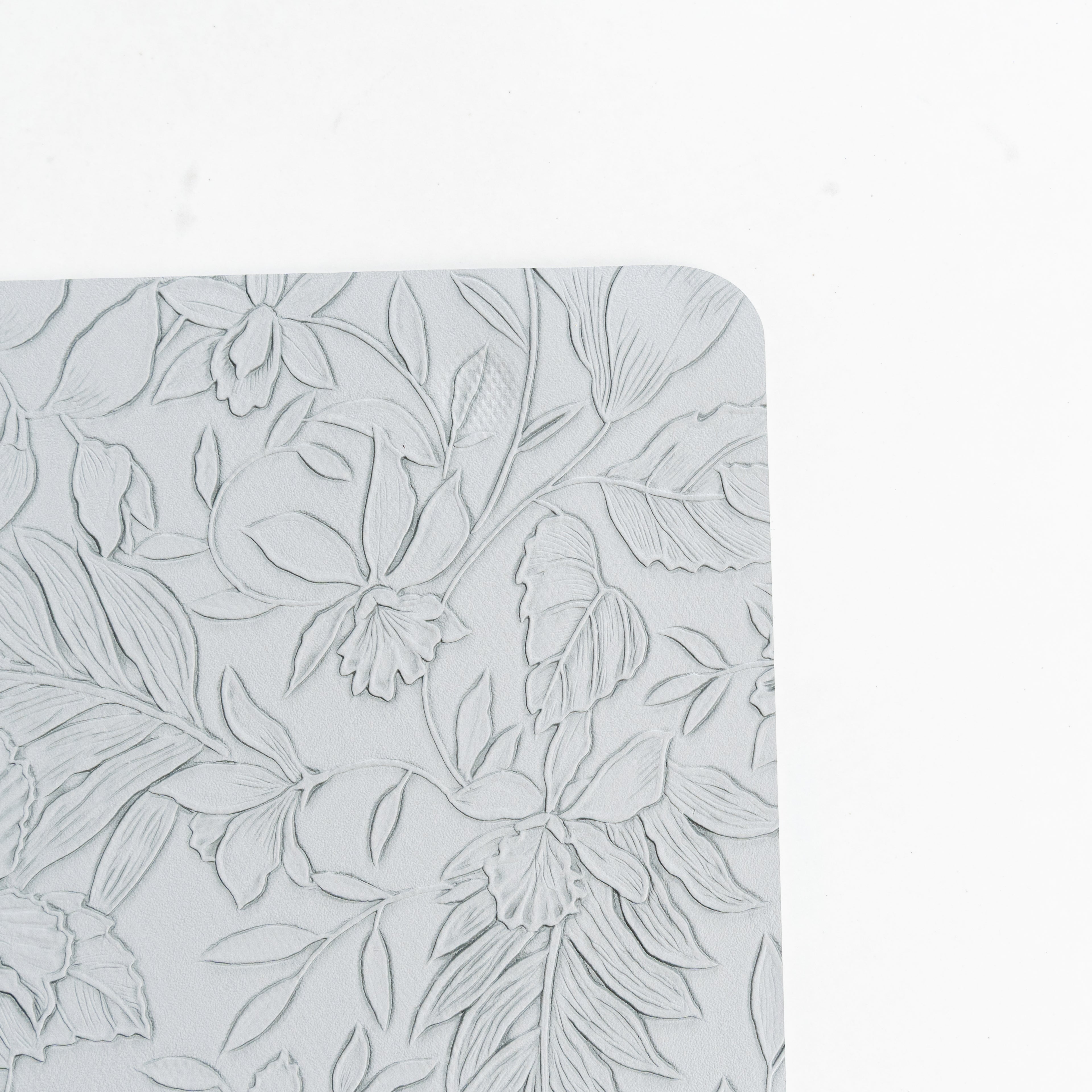 Muse Textured Grey Dining Table Mat Set of 6 - Pano