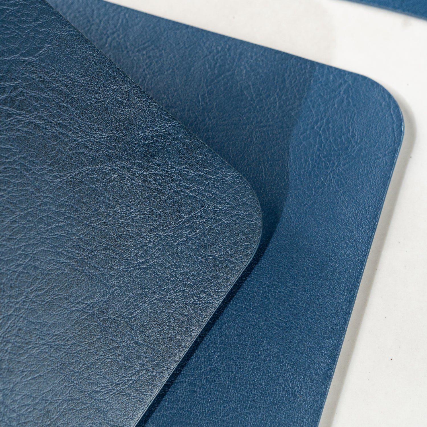 Muse Textured Navy Dining Table Mat Set of 6 - Pano