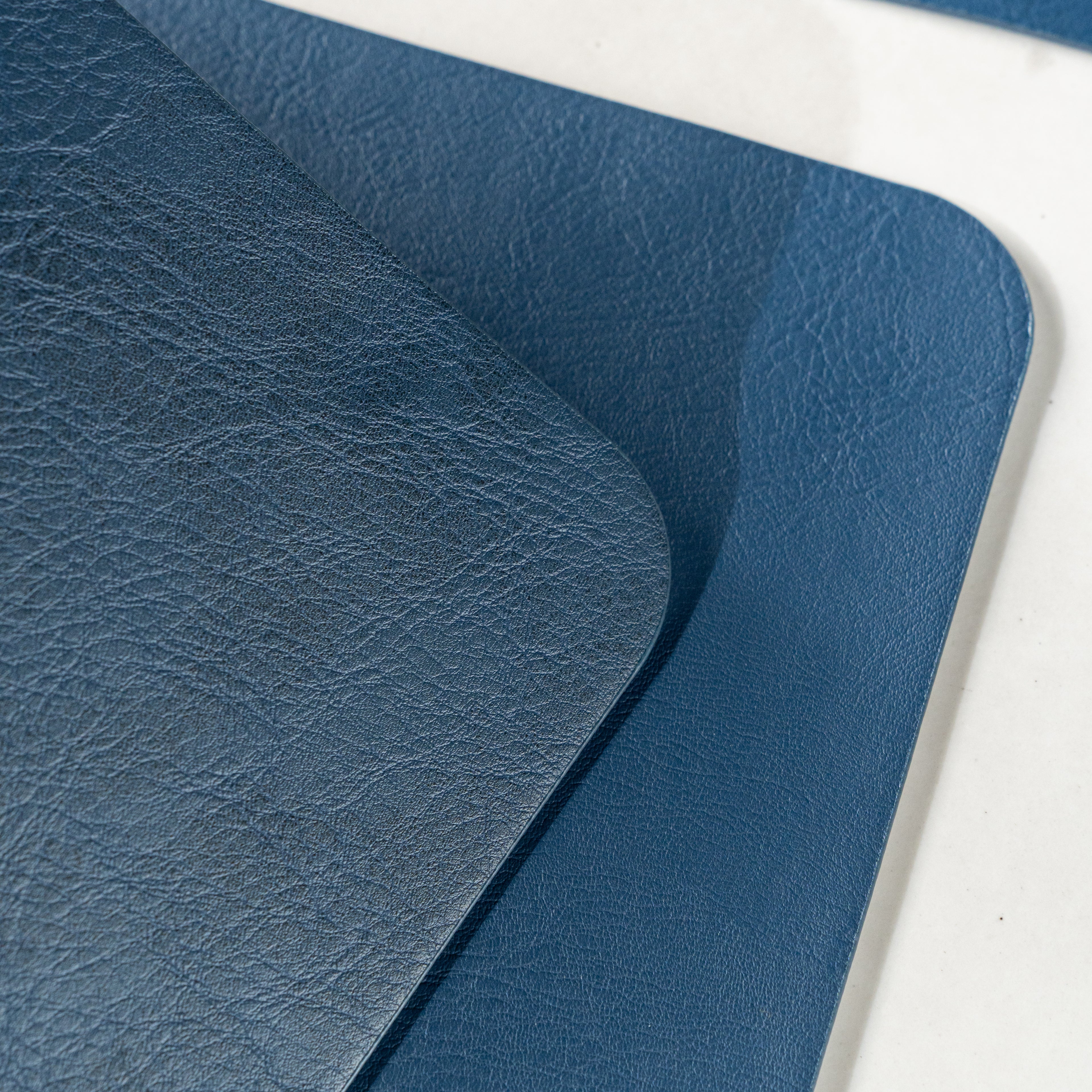 Muse Textured Navy Dining Table Mat Set of 6 - Pano