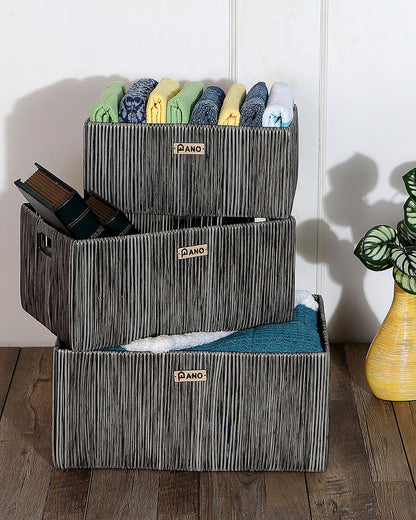 Imported Madisson Wicker Basket Dary Grey Pano