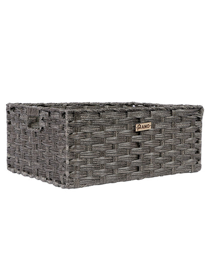 Hudson Wicker Basket Mud Brown - Pano Pano