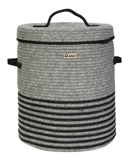 New Laundry Basket with Lid 15X15X18 In Pano