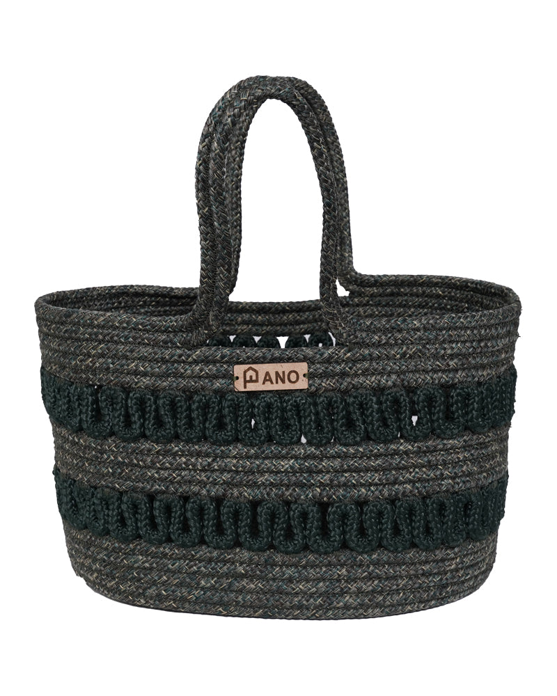 Oslo Multi Purpose Green Tote Hand Basket