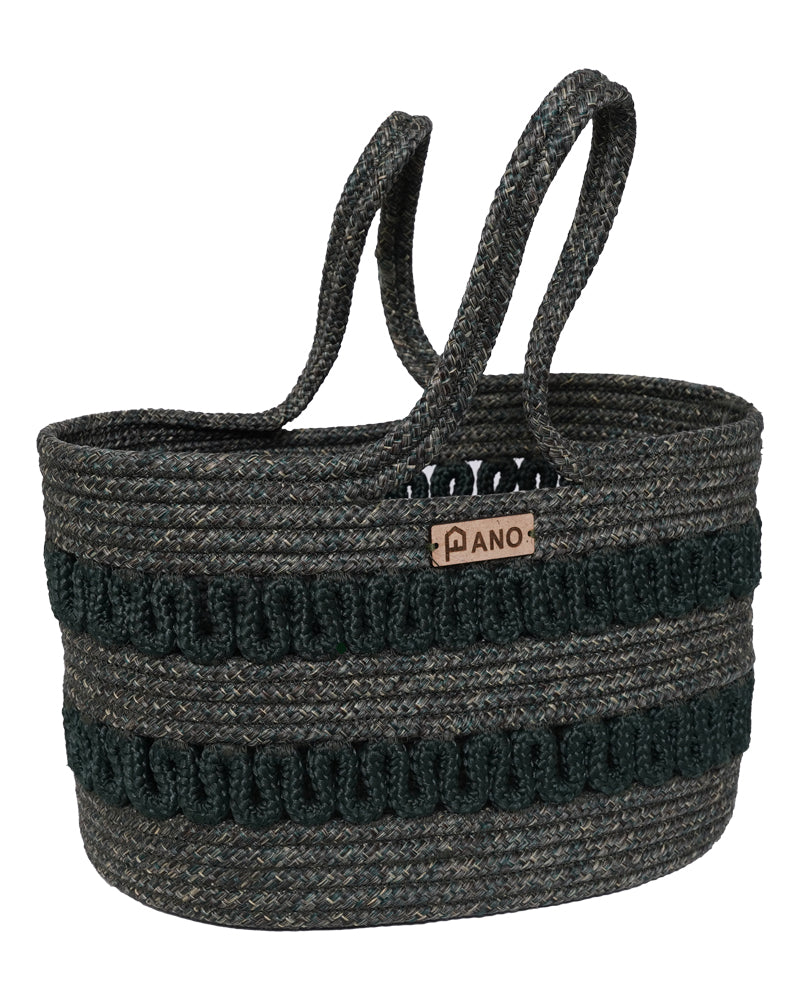 Oslo Multi Purpose Green Tote Hand Basket