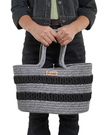 Oslo Multi Purpose Grey Tote Hand Basket