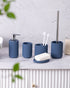 Exclusive Polyresin Bath Decor Bathroom Accessory Set of 4 Pano