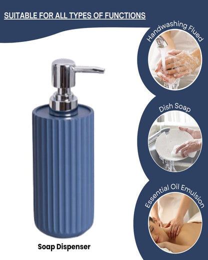 Exclusive Polyresin Bath Decor Bathroom Accessory Set of 4 Pano