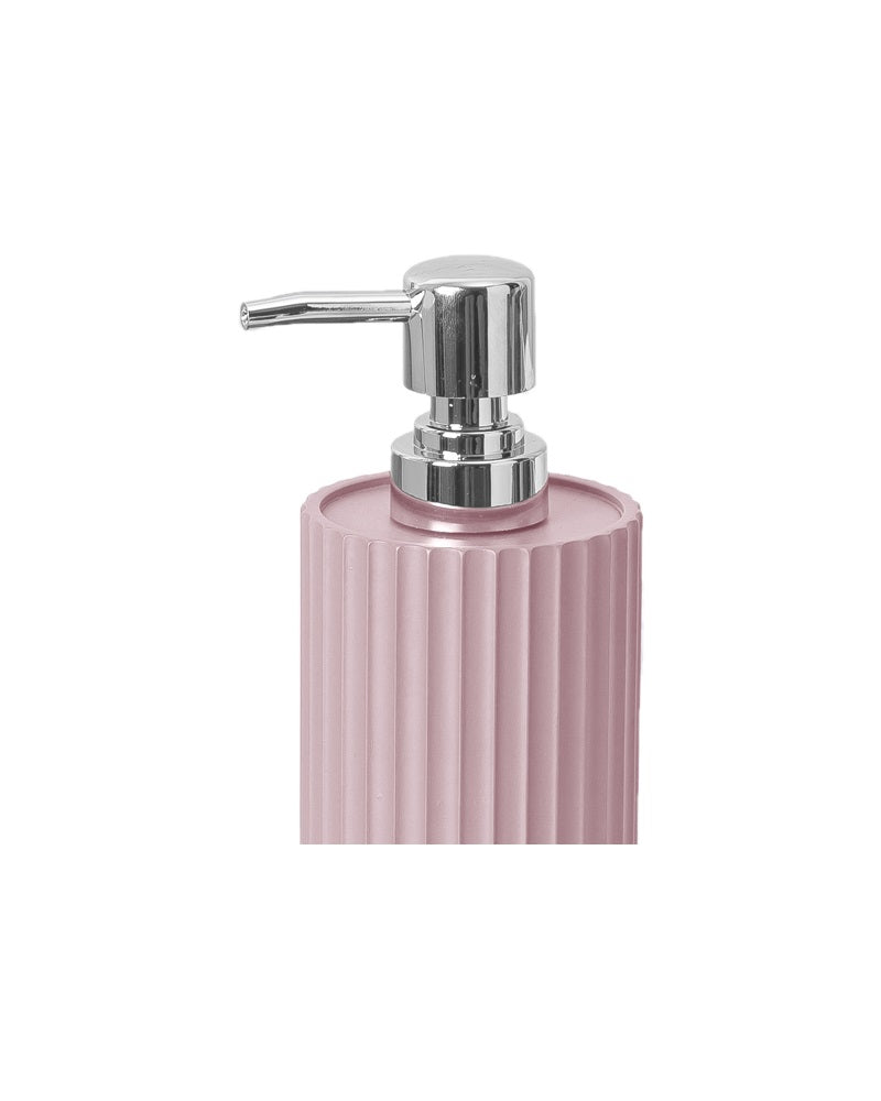Exclusive Polyresin Bath Soap Dispenser Pink Pano