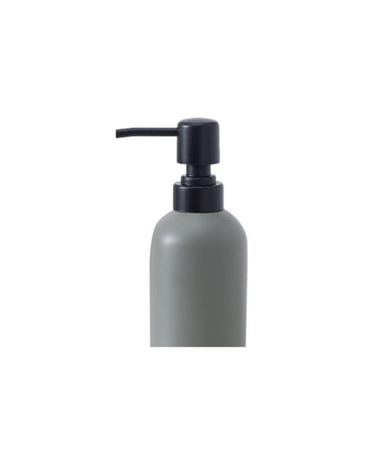 Exclusive Polyresin Bath Soap Dispenser Olive Green Pano
