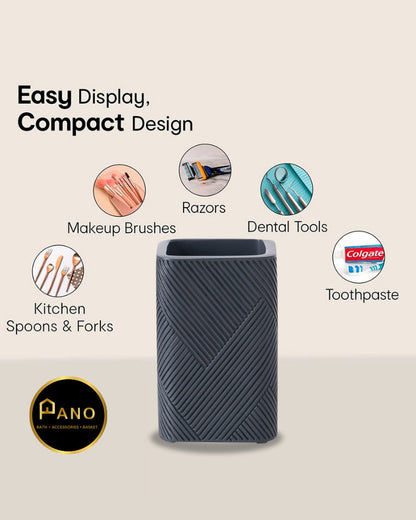 Vibe Tumbler Polyresin Self Design Charcoal - Pano Pano
