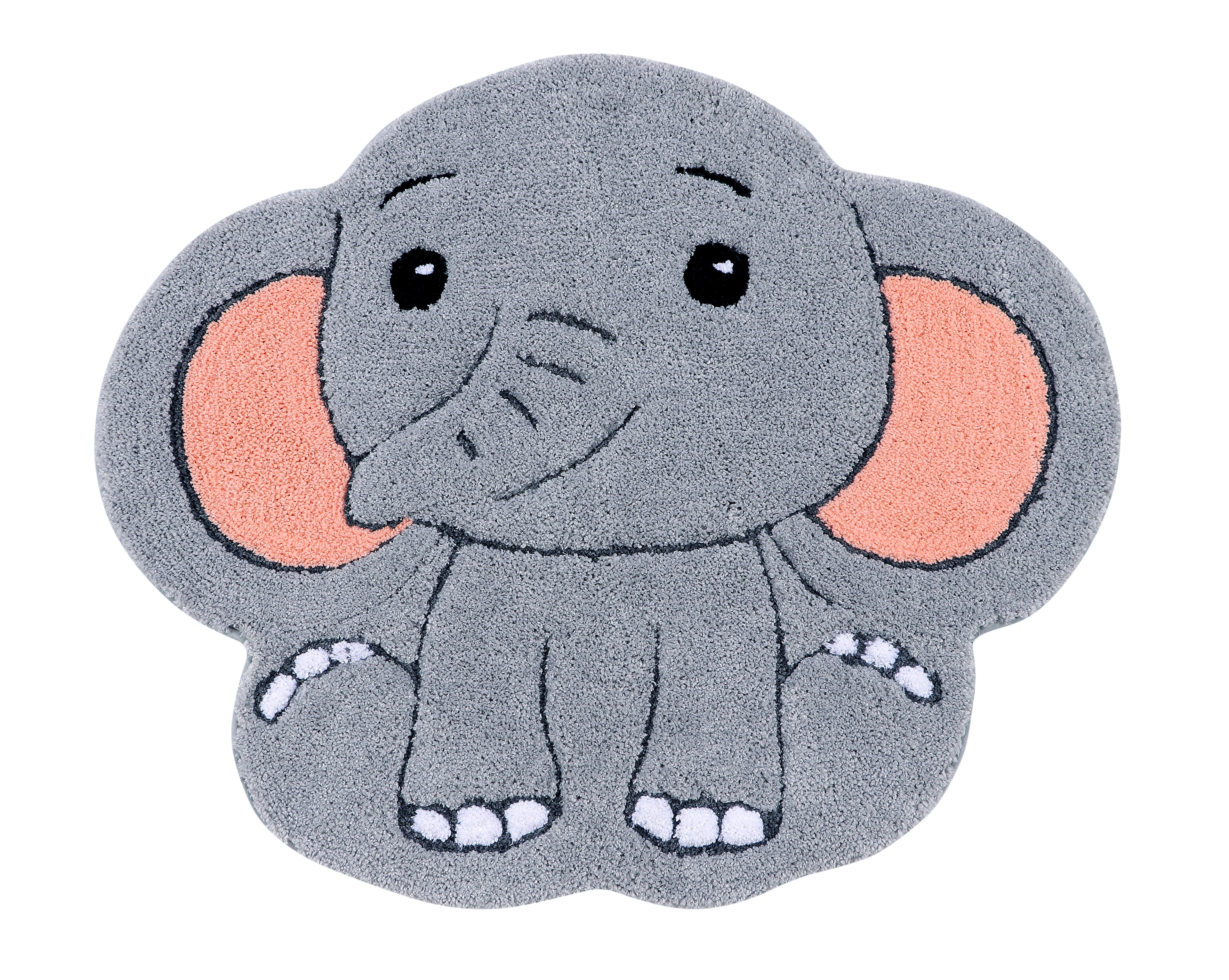Baby Elephant Premium Micro Poly Yarn Multi-Usage Rug - Pano