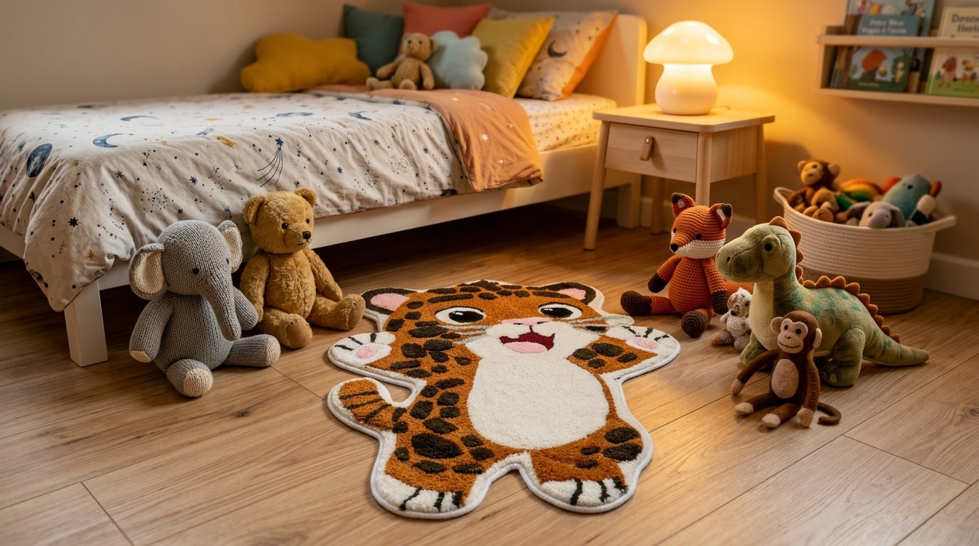 Baby Leo Premium Micro Poly Yarn Multi-Usage Rug - Pano
