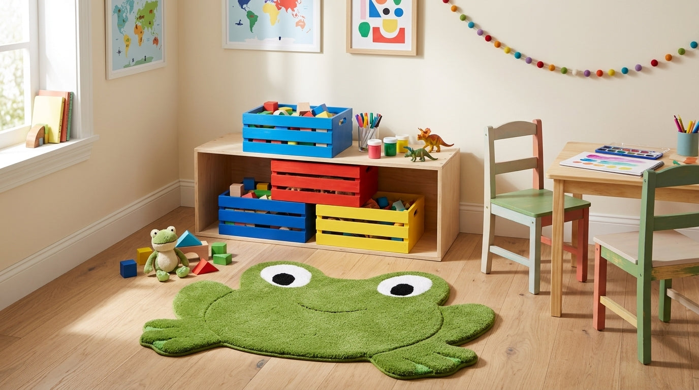 Froppy Frog Premium Micro Poly Yarn Multi-Usage Rug - Pano
