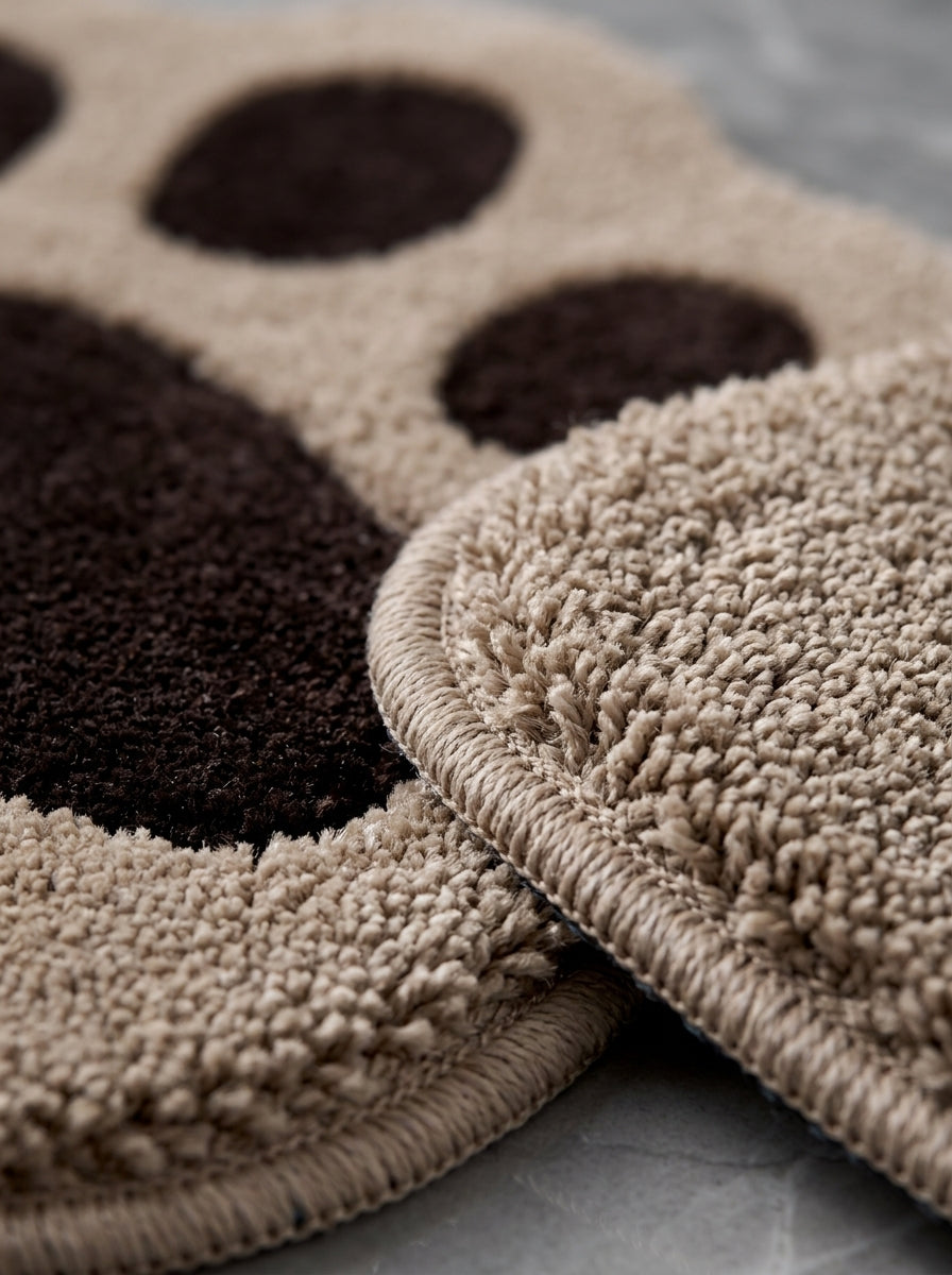 Puppy Paw Premium Micro Poly Yarn Multi-Usage Rug - Pano