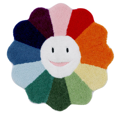 BowBow Rainbow Premium Micro Poly Yarn Multi-Usage Rug - Pano