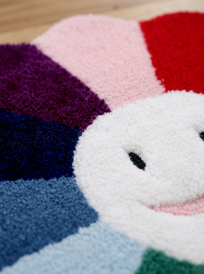 BowBow Rainbow Premium Micro Poly Yarn Multi-Usage Rug - Pano