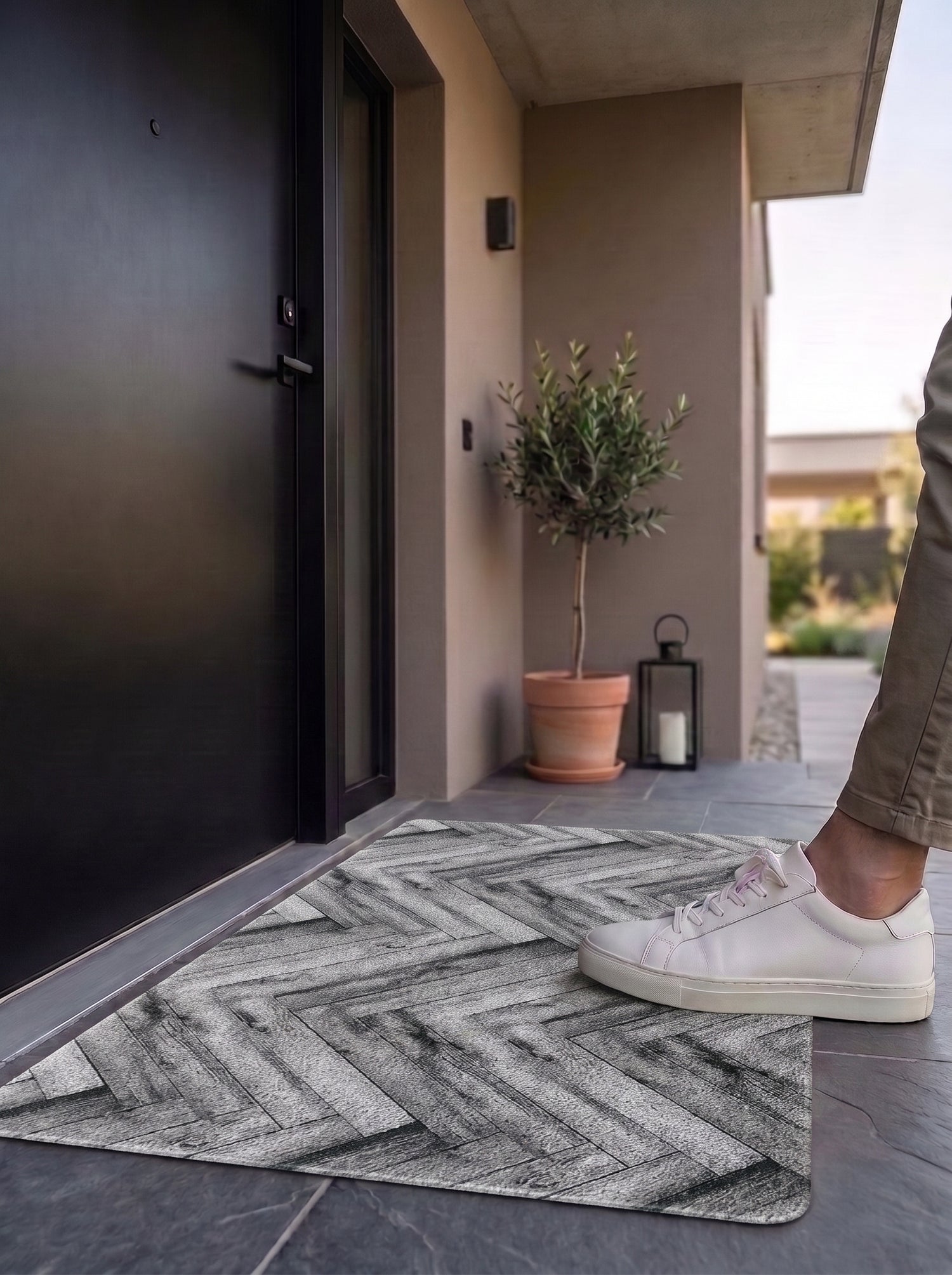 Aztec Anti-Skid PVC Out Door Mat-Pano