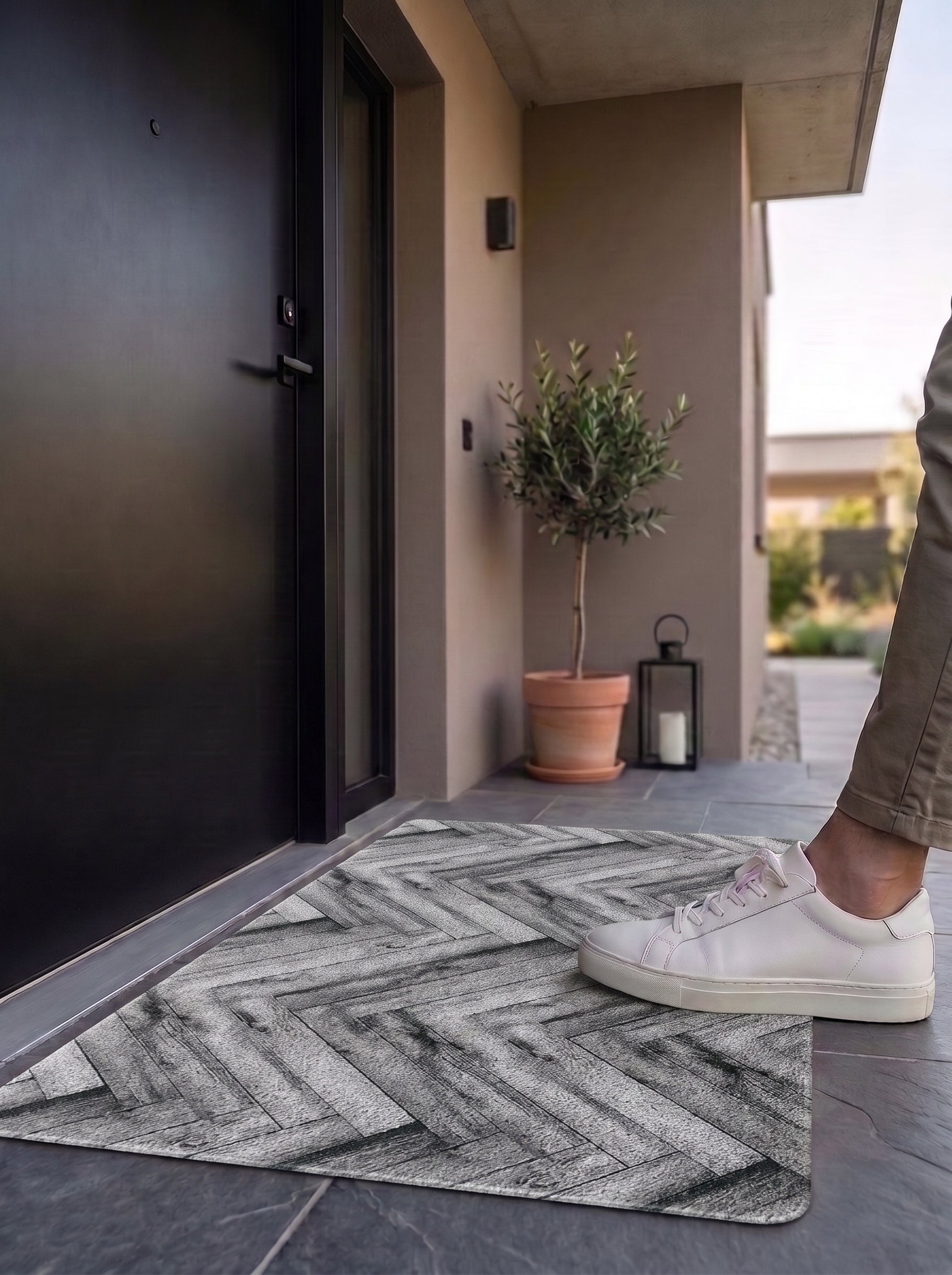 Aztec Anti-Skid PVC Out Door Mat-Pano