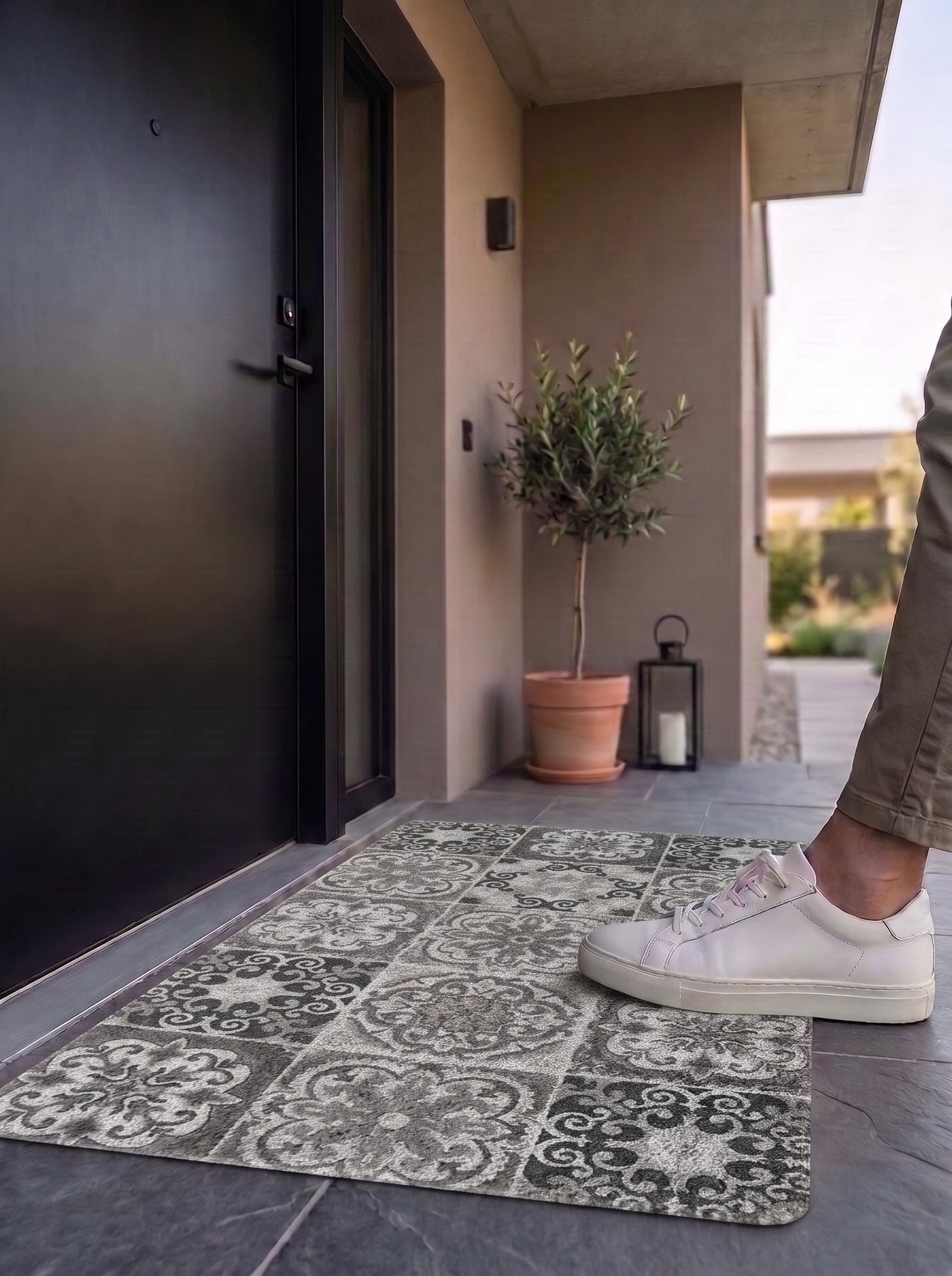 Aztec Anti-Skid PVC Out Door Mat-Pano