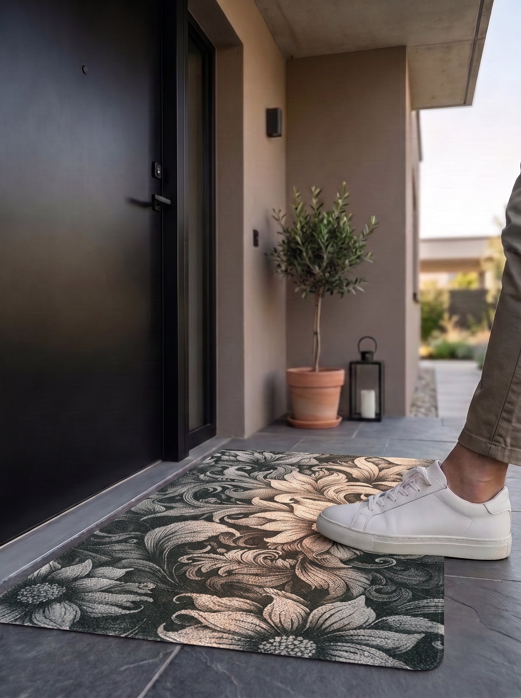 Aztec Anti-Skid PVC Out Door Mat-Pano
