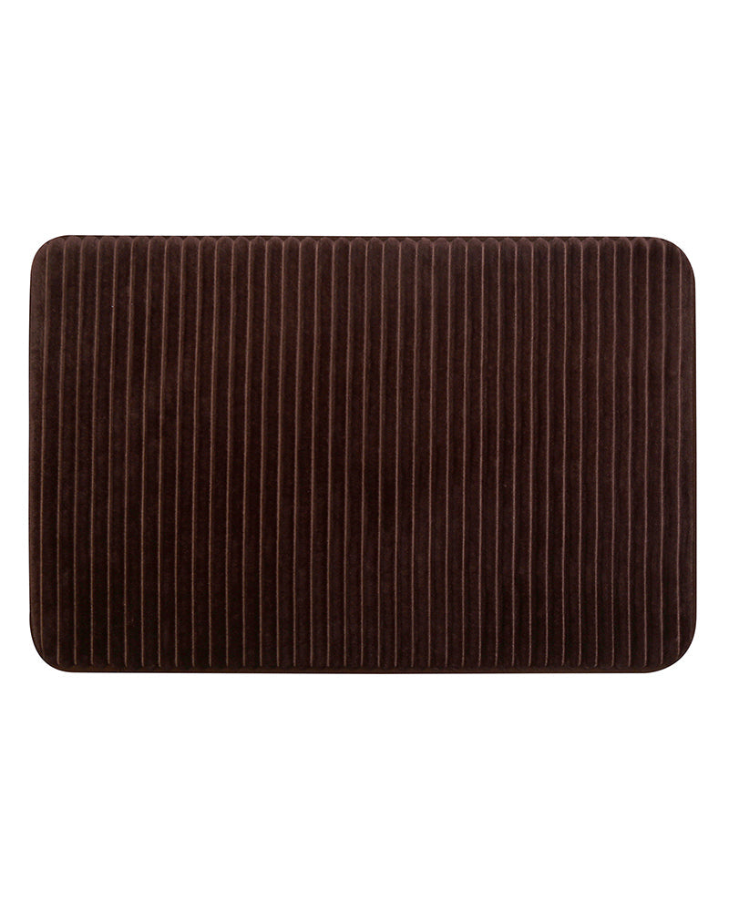 Soft Lux foam Striped Anti Skid Bathmat - Pano