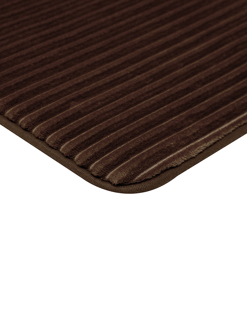 Soft Lux foam Striped Anti Skid Bathmat - Pano