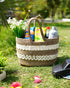Solana Multi Purpose Beige Tote Hand Basket