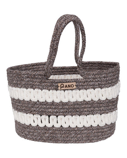 Solana Multi Purpose Brown Tote Hand Basket 