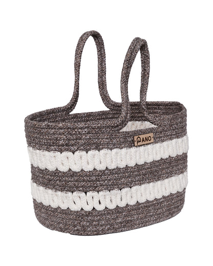 Solana Multi Purpose Brown Tote Hand Basket 