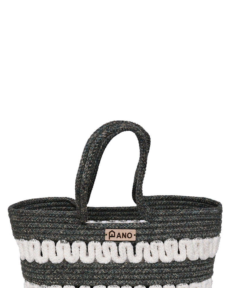 Solana Multi Purpose Green Tote Hand Basket