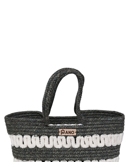 Solana Multi Purpose Green Tote Hand Basket