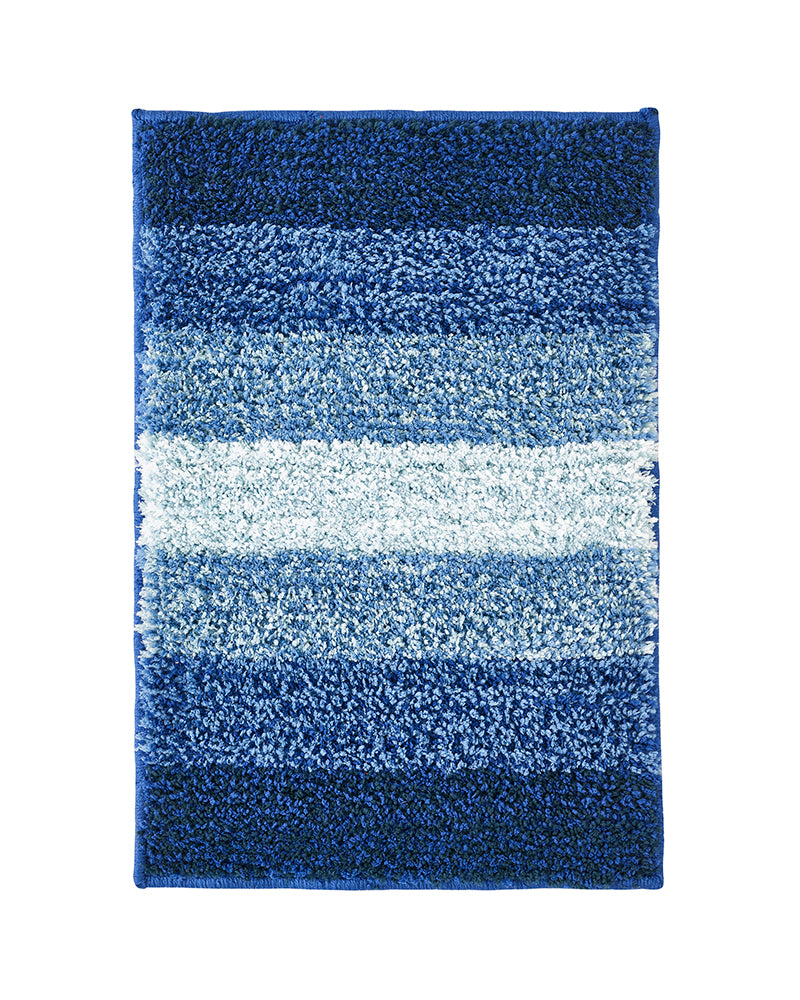 Stripes Milange Multi Color Anti Skid Bathmat