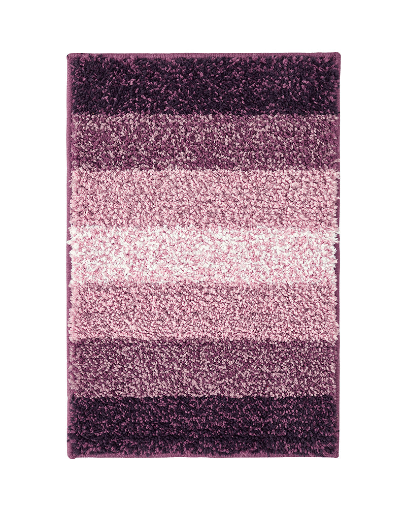 Textured Anti Skid Purple Bathmat Set of 2 - Pano