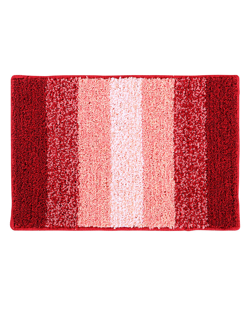 Stripes Milange Multi Color Anti Skid Bathmat