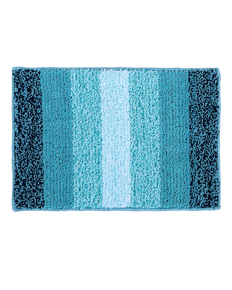 Stripes Milange Multi Color Anti Skid Bathmat