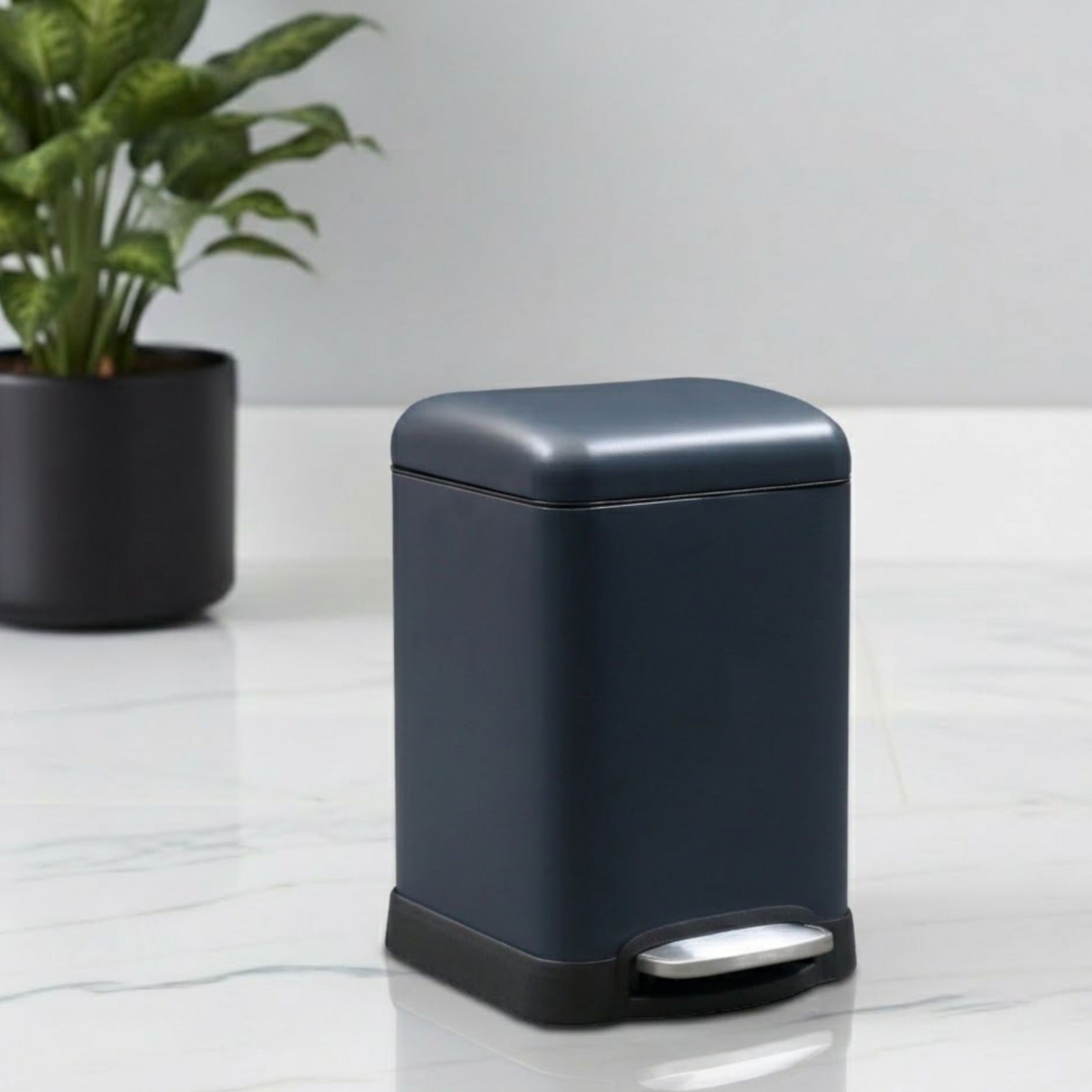 Scava Stainless Steel Soft Close Peddle Dustbins 6 Litre - Pano