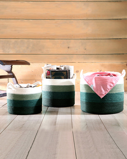 Utility Torrent Polypropylene Textured Basket Pano