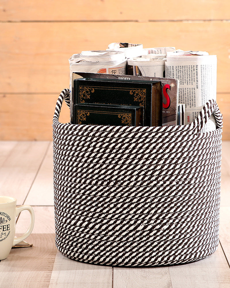 Utility Crest Polypropylene Textured Basket Pano