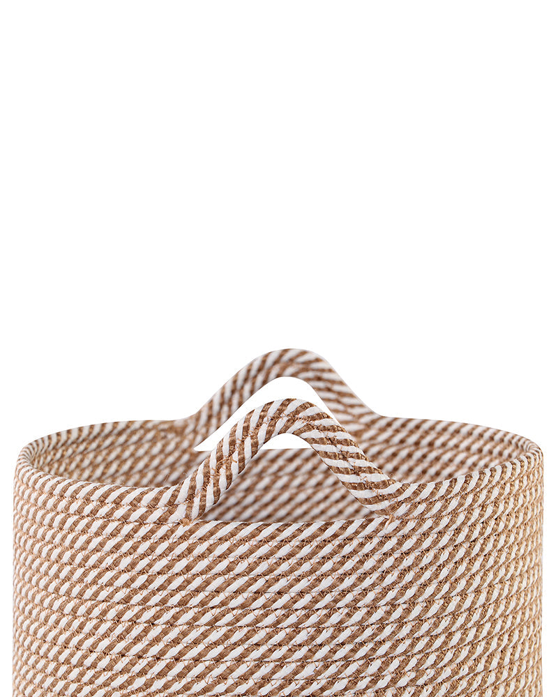 Utility Crest Polypropylene Textured Basket Pano
