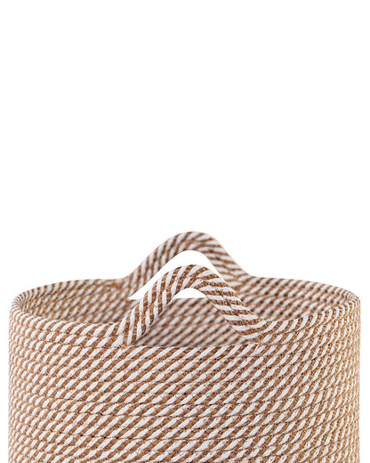 Utility Crest Polypropylene Textured Basket Pano