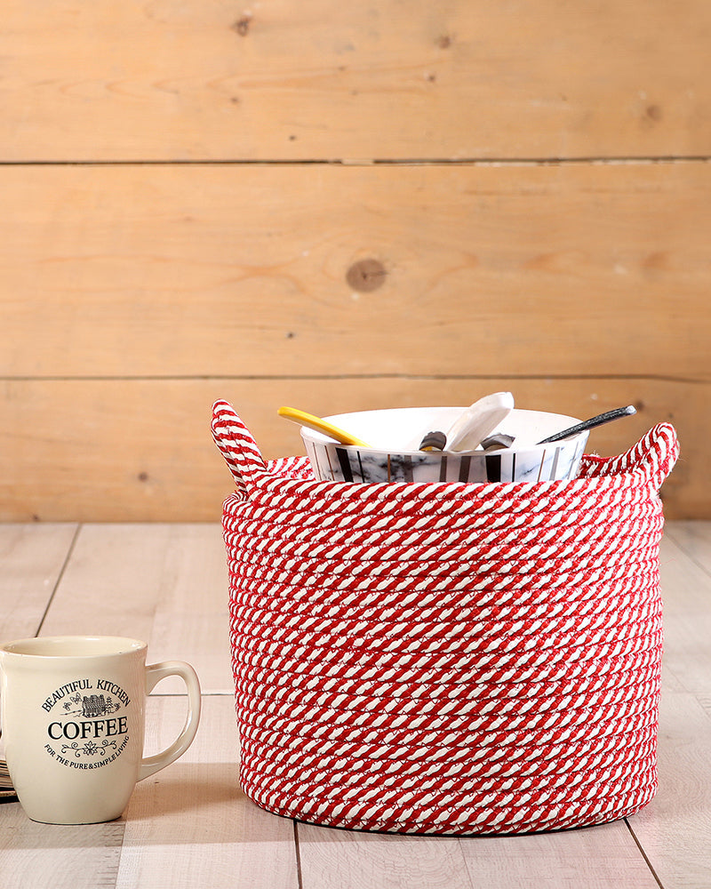 Utility Crest Polypropylene Textured Basket Pano