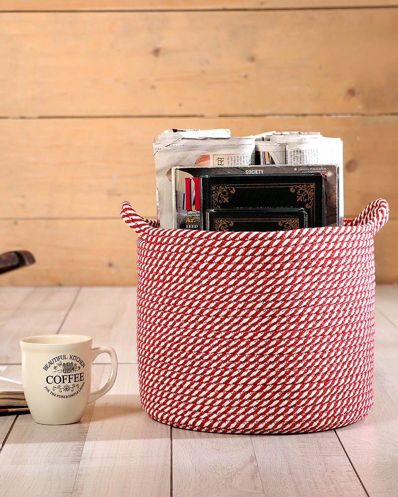 Utility Crest Polypropylene Textured Basket Pano