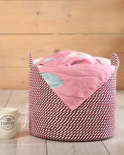 Utility Crest Polypropylene Textured Basket Pano