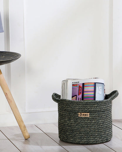 Utility Regalia Polypropylene Textured Basket Pano