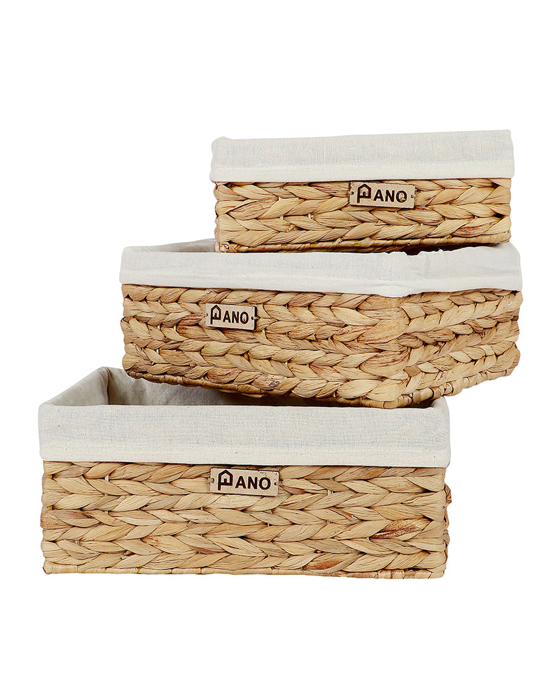 Venice Water Hyacinth Storage Basket