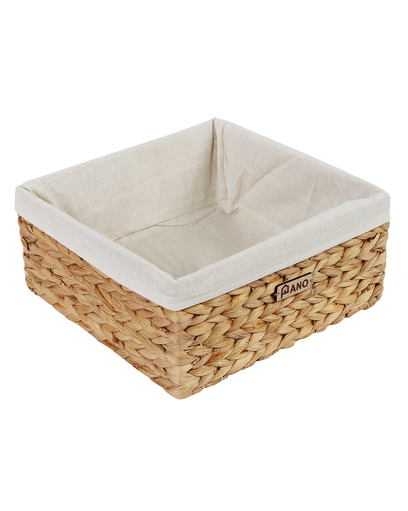 Venice Water Hyacinth Storage Basket- Pano Pano