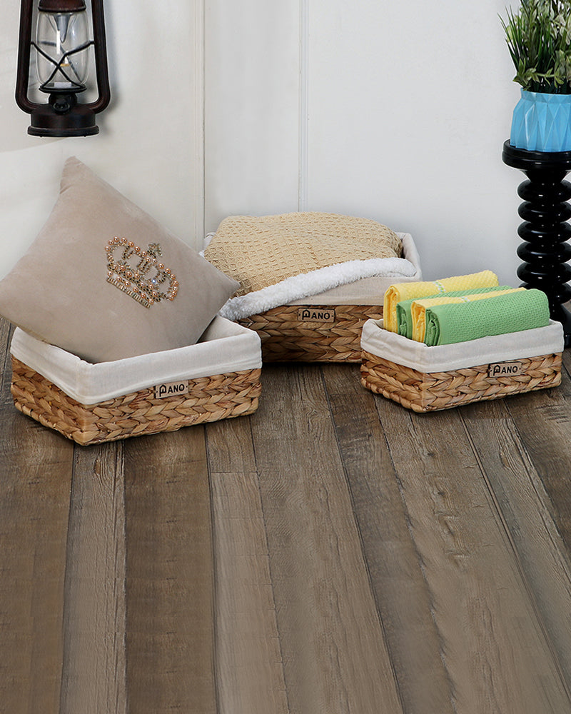 Venice Water Hyacinth Storage Basket